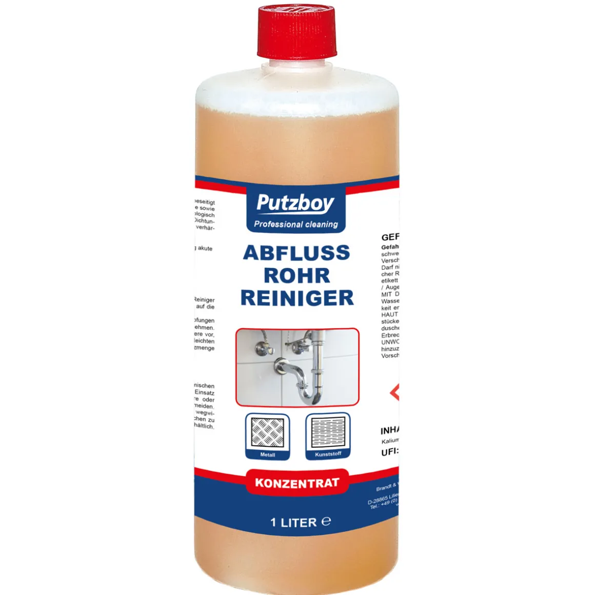 Abfluss Rohr Reiniger 1 l