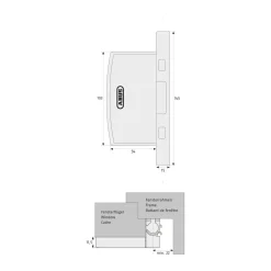 Abus Fenstersicherung FAS97 W