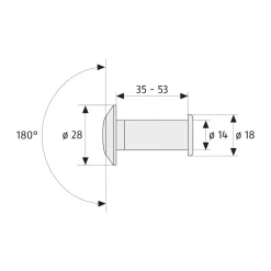 Abus Türspion 2200