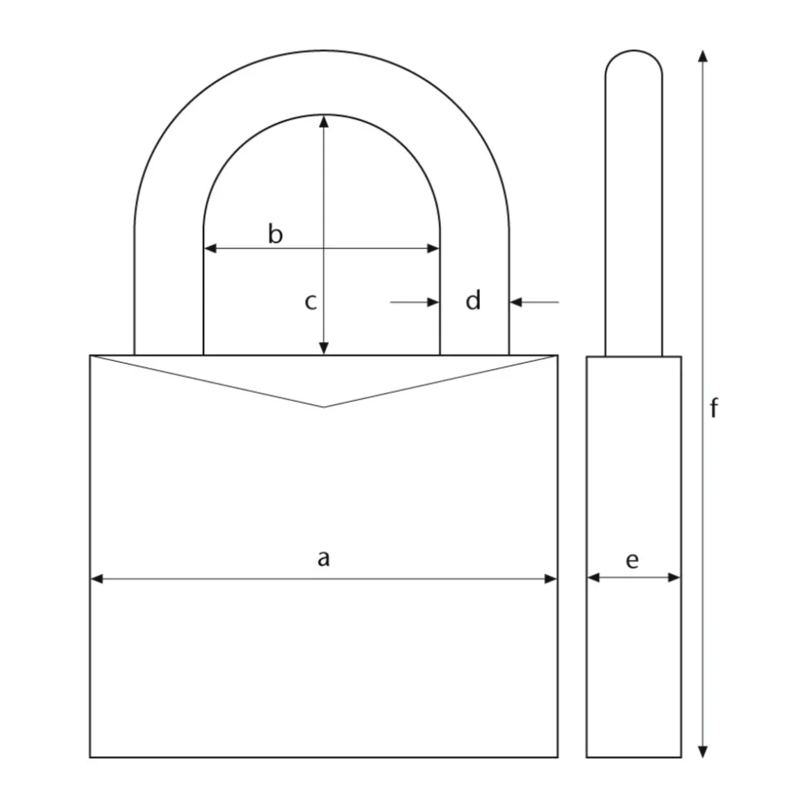 Abus Vorhängeschloss 80TI/40