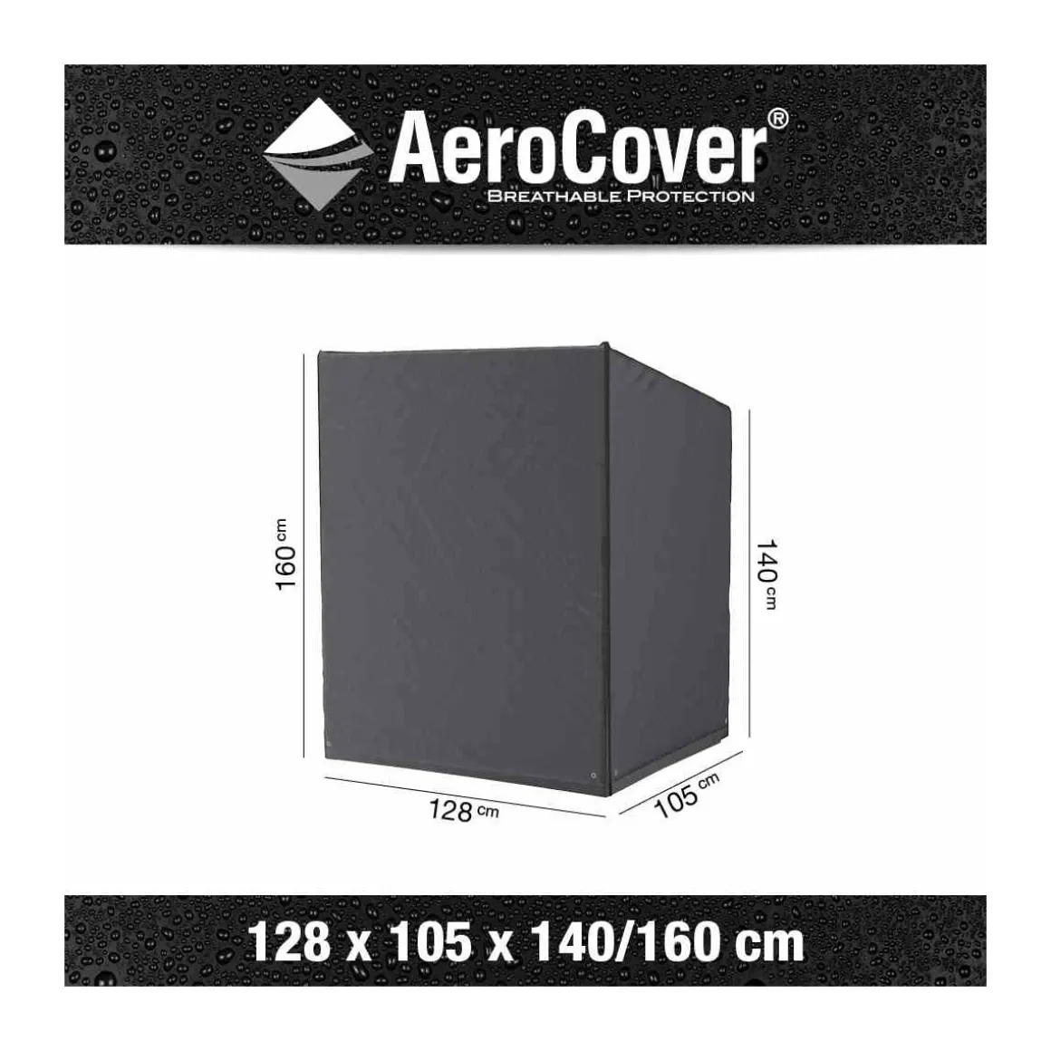 AeroCover Strandkorbhuelleatmungsaktiv 128x105x160/140