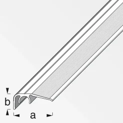 Alfer Abschluss-Profil Clipstech 32 x 12,5 mm 1m titan