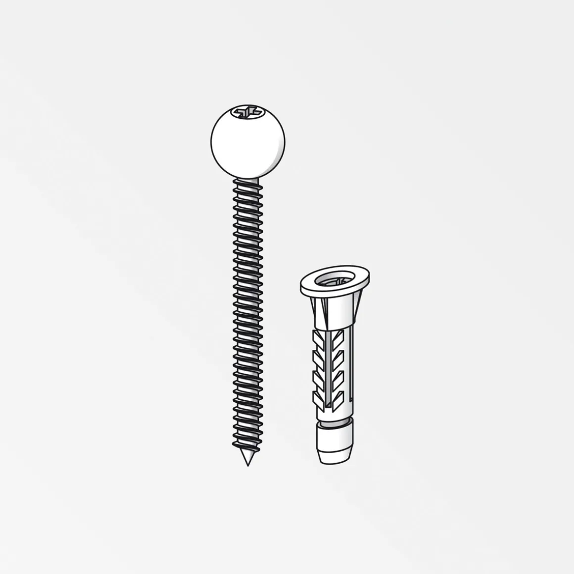 Alfer Dübel-System Clipstech-vario 4 x 35 mm 5 Stück