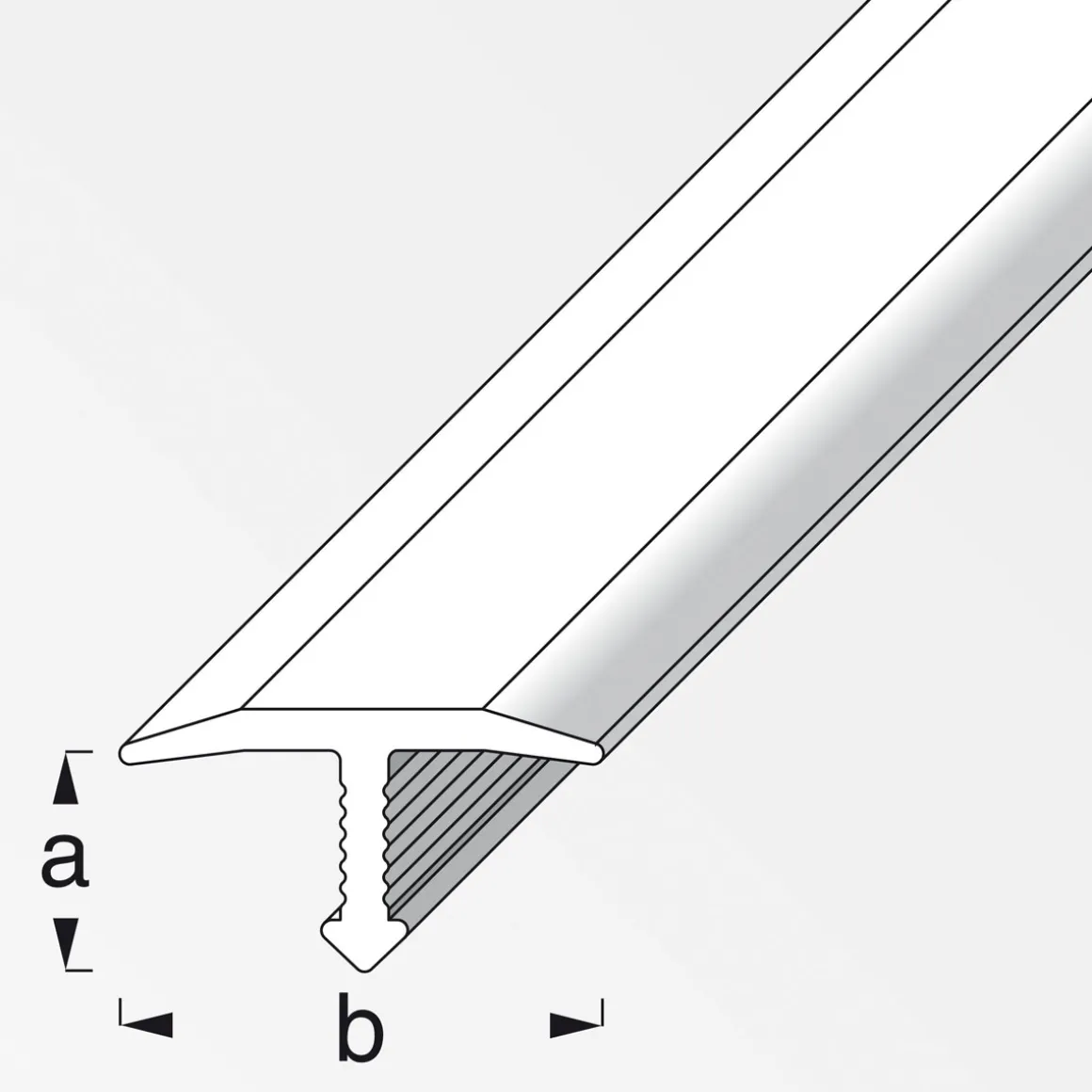 Alfer Fugenabdeckprofil 25 mm 1m bronze