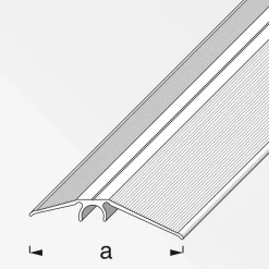 Alfer Niveauausgleichsprofil Clipstech 56 mm 1m silber