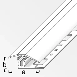 Alfer Niveauausgleichsprofil Clipstech-mini 31 mm 1m silber