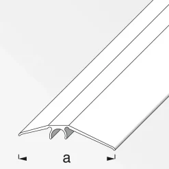 Alfer Niveauausgleichsprofil Clipstech 56 mm 2m edelstahl-optik
