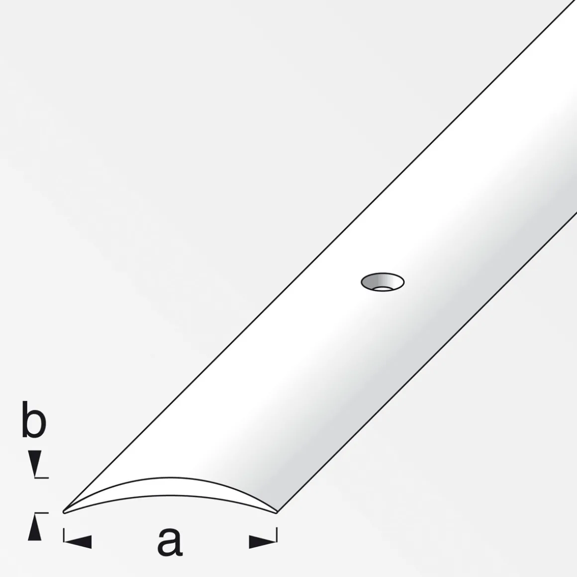 Alfer Z-Abschlussprofil 9 mm 1m messing