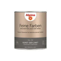 AlpinaBuntlack Feine Farben Lack No 34 Kunst der Linie edelmatt 750ml