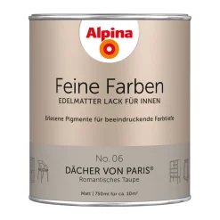 AlpinaBuntlack Feine Farben Lack No 06 Dächer von Paris edelmatt 750ml