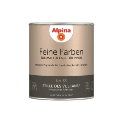 AlpinaBuntlack Feine Farben Lack No 33 Stille des Vulkans edelmatt 750ml
