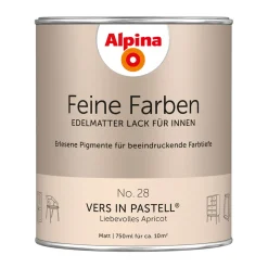 AlpinaBuntlack Feine Farben Lack No 28 Vers in Pastell edelmatt 750ml