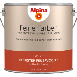 Alpina Feine Farben Befreiter Feuervogel 2,5 L