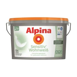 AlpinaWandfarbe Sensitiv Wohnweiß 2,5 L