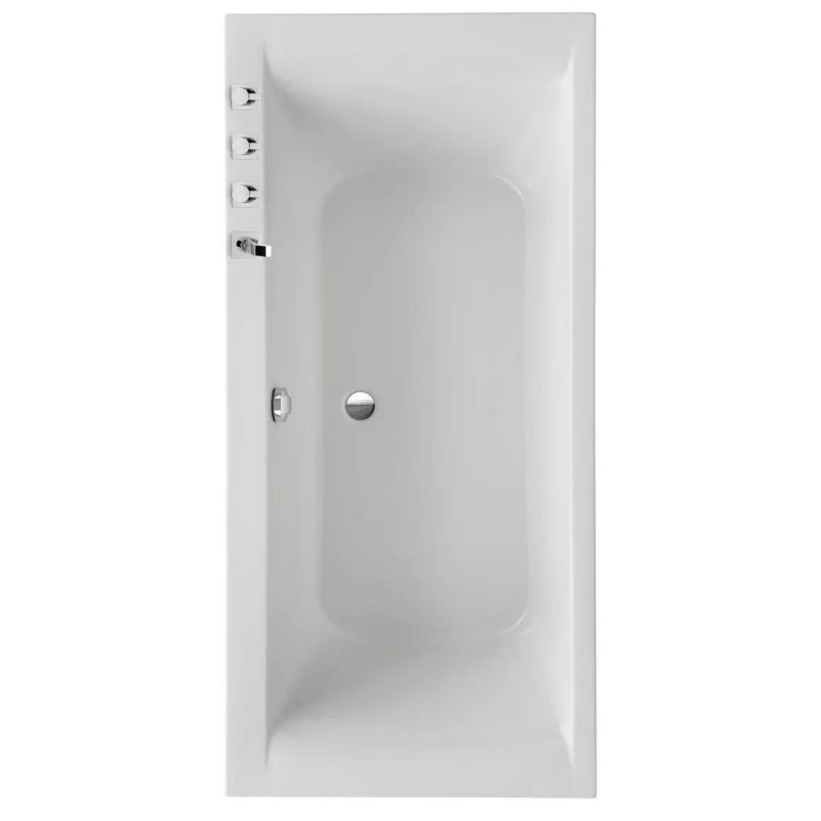 Badewanne Rosa 180x80 cm, weiss