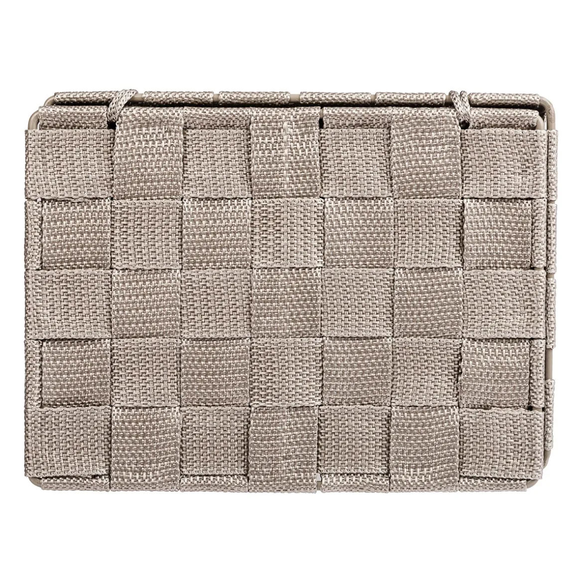 Badkorb mit Deckel M od. Adria, taupe