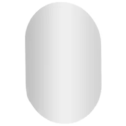 BADMOBIL Spiegelelement CRAFT 50 x 75 x 1,5 cm oval weiß
