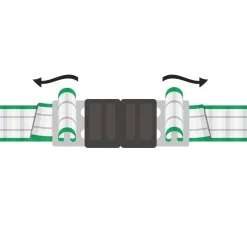 Bandverbinder Litzclip 5 Stück für 12,5 mm