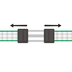 Bandverbinder Litzclip 5 Stück für 12,5 mm