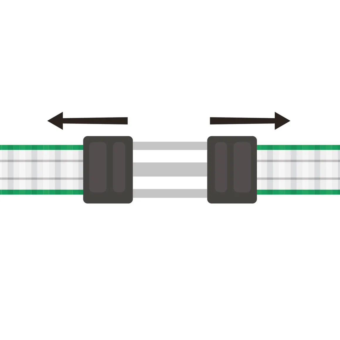 Bandverbinder Litzclip 5 Stück für 12,5 mm