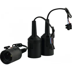 Basic Lampenfassungsset schwarz 3er-Pack