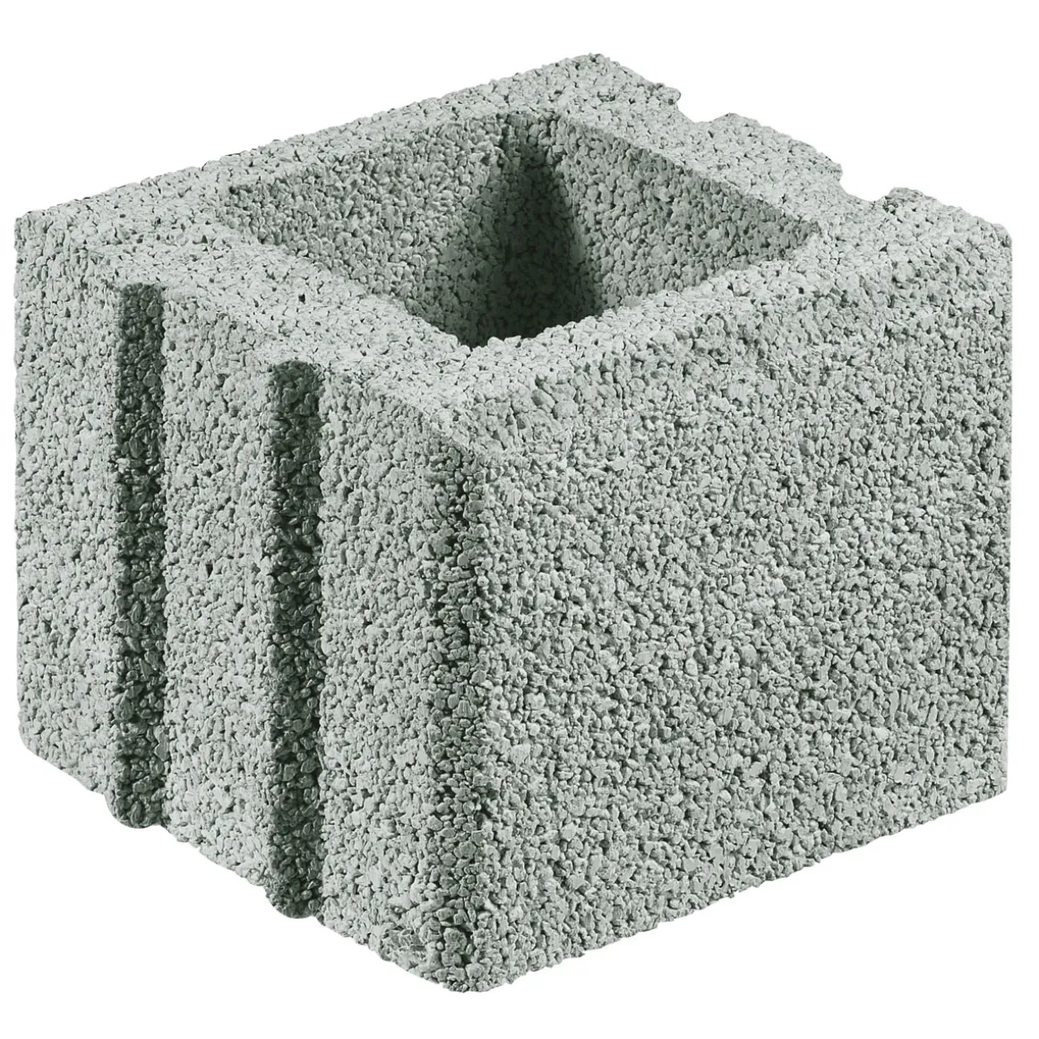 Bellamur-Gartenmauer 1/2 Stein, 25x25x20cm, grau