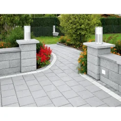 Bellamur Mauerabdeckung Oberfläche glatt50x35x5 cm, grau