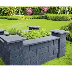 Bellamur Mini Mauerabdeckung Anthrazit48x27x4-4,5 cm