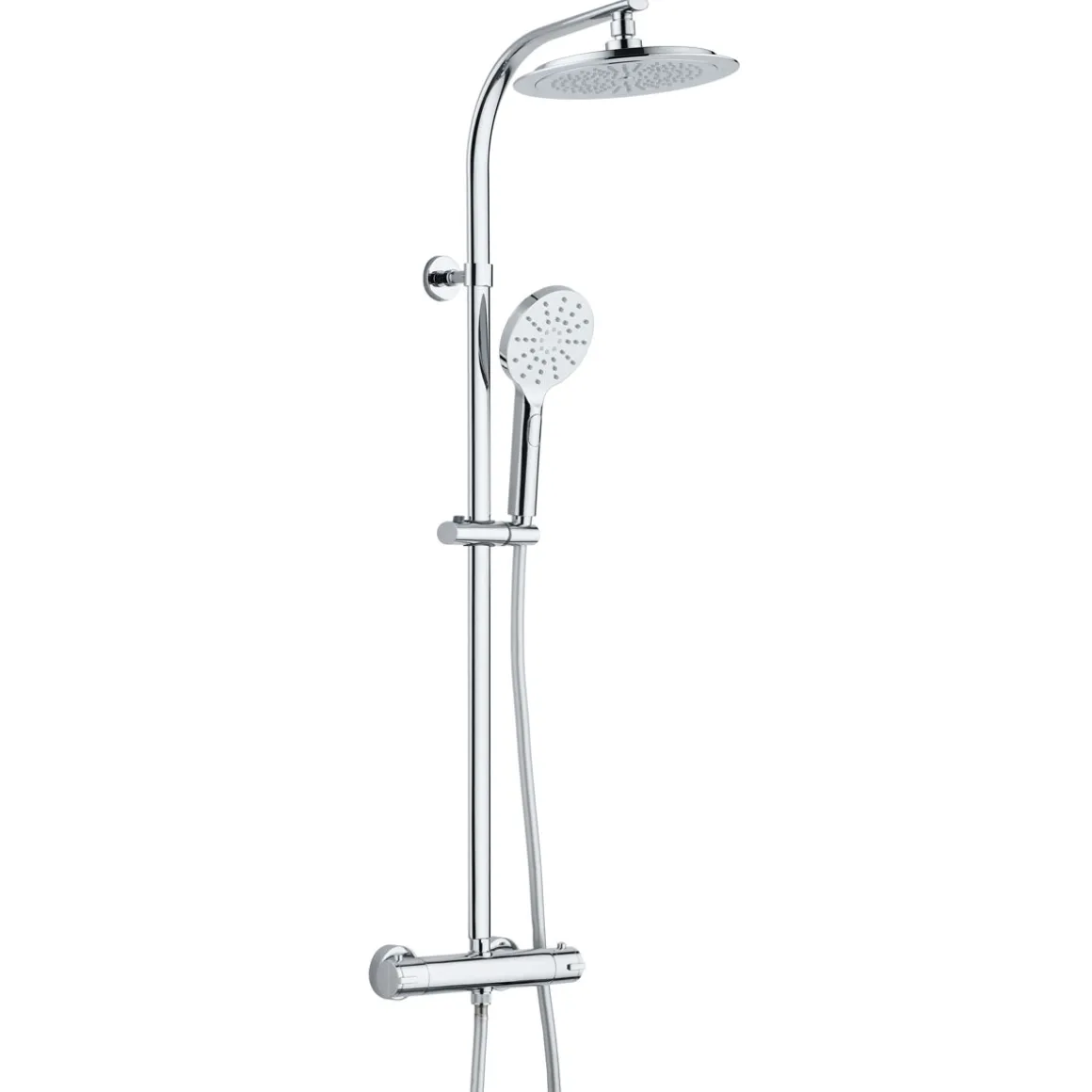 Überkopf-Brauseset Madura Fresh mit Thermostatarmatur chrom
