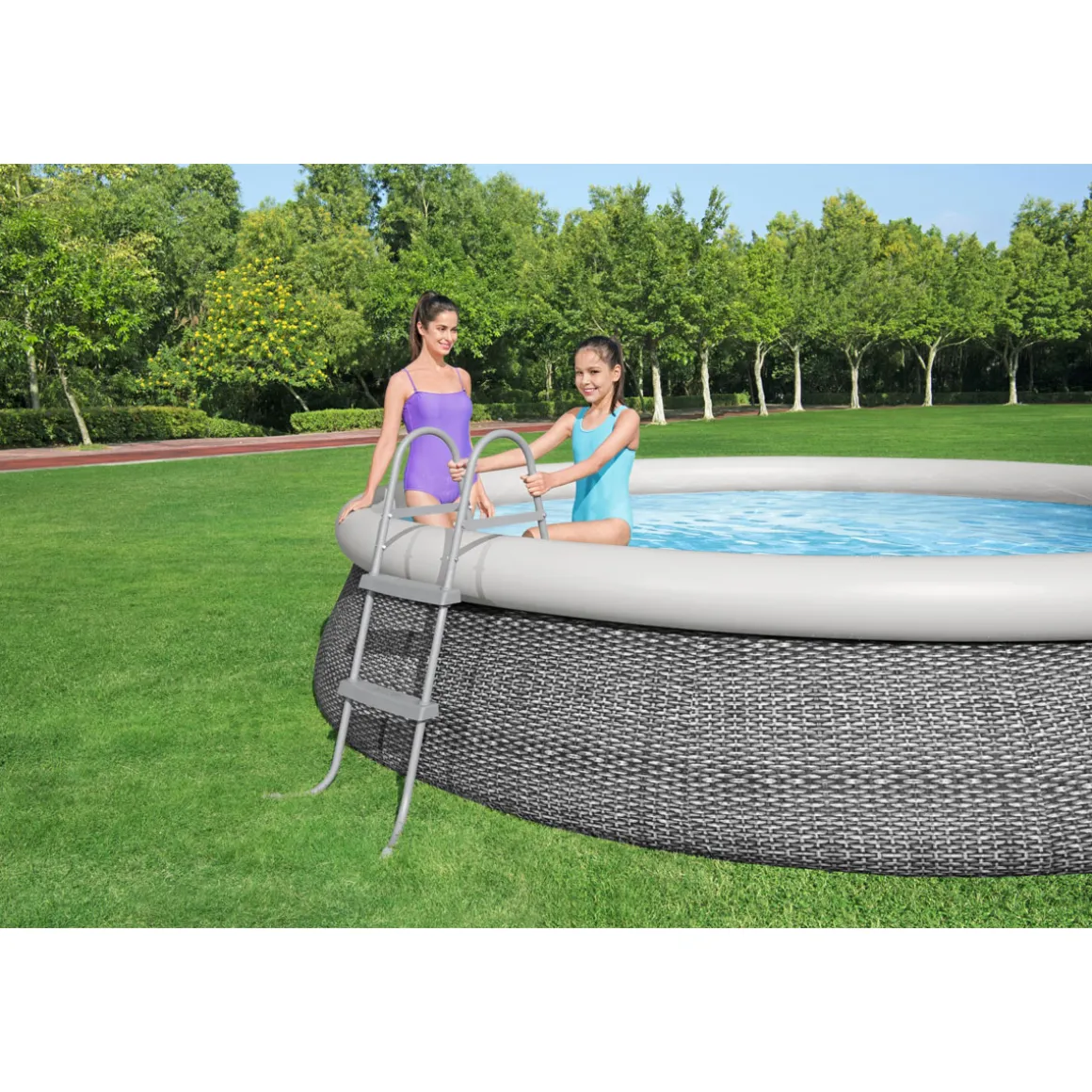 Bestway Poolleiter Flowclear 100 x 45 cm für 76 und 84 cm Höhe