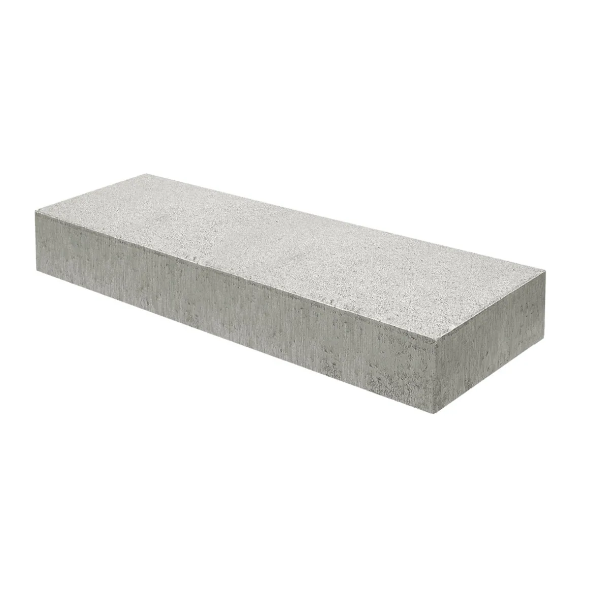 Blockstufe maschinell gefertigt100/35/16 cm, grau