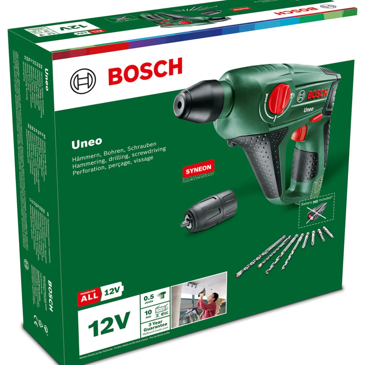 BoschAkku-Bohrhammer Uneo ohne Akku