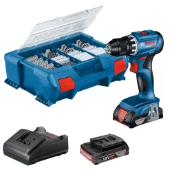 Bosch Akku-Bohrschrauber GSR 18 V-45 Professional mit L-Case Pick & Click