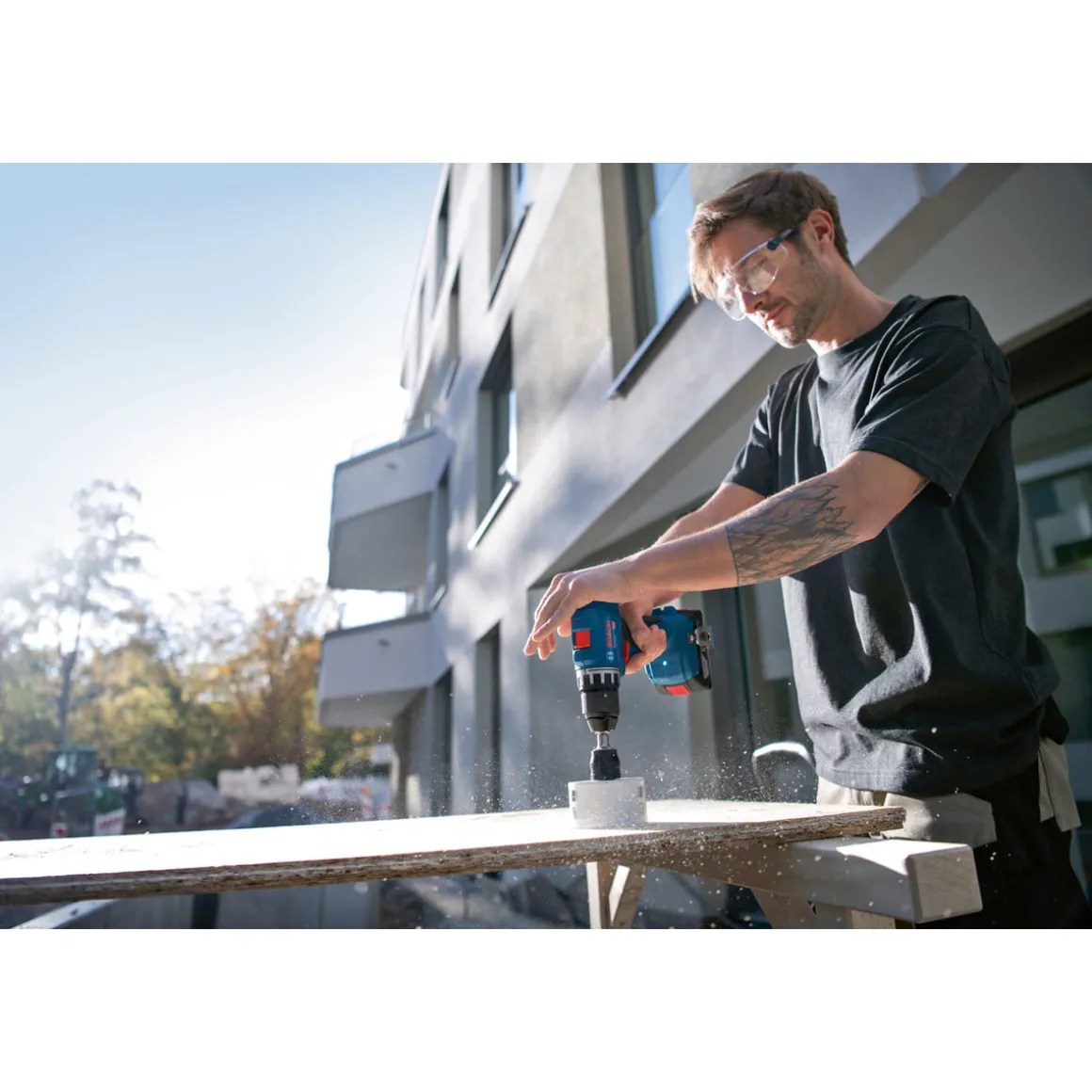 Bosch Akku-Bohrschrauber GSR 18 V-45 Professional mit L-Case Pick & Click