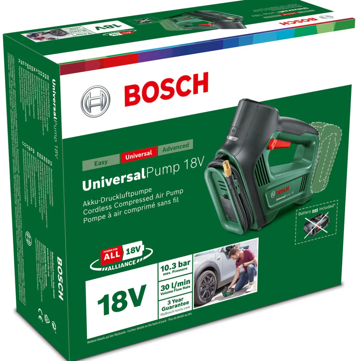 BoschAkku-Druckluftpumpe UniversalPump 18V