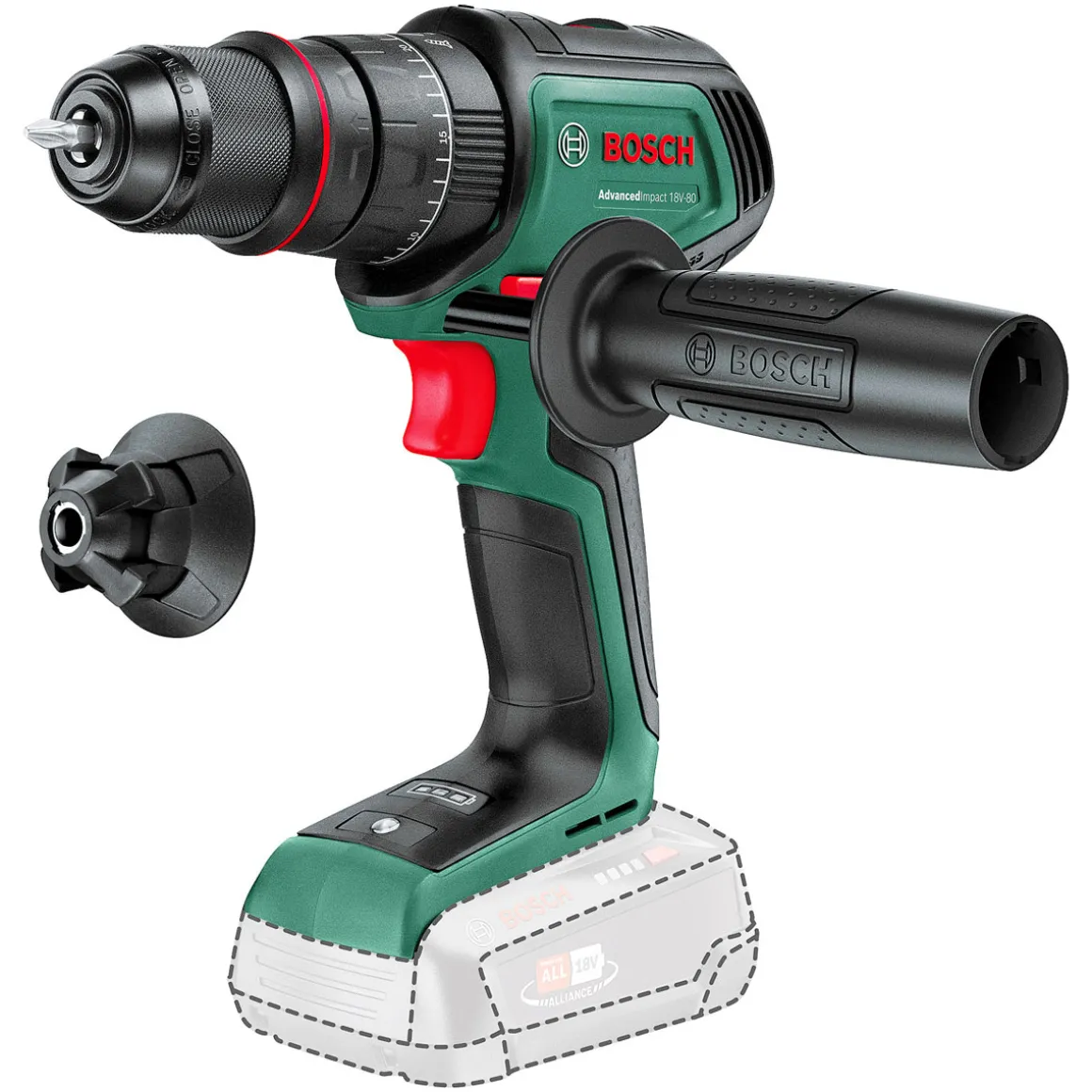 Bosch Akku- Schlagbohrmaschine AdvancedImpact 18V-80 solo