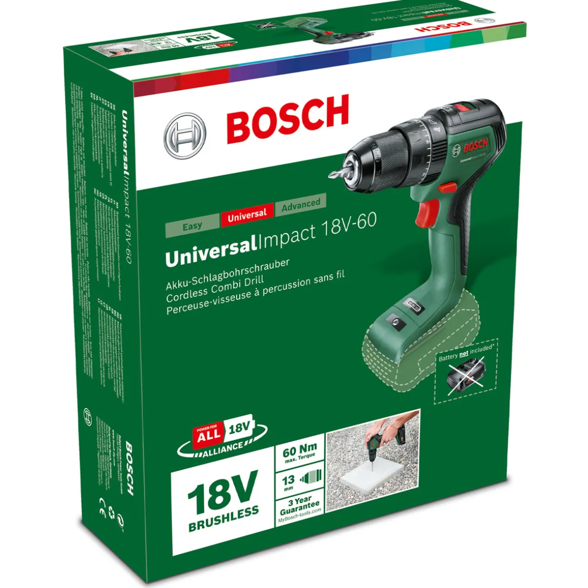 BoschAkku-Schlagbohrschrauber UniversalImpact 18V-60