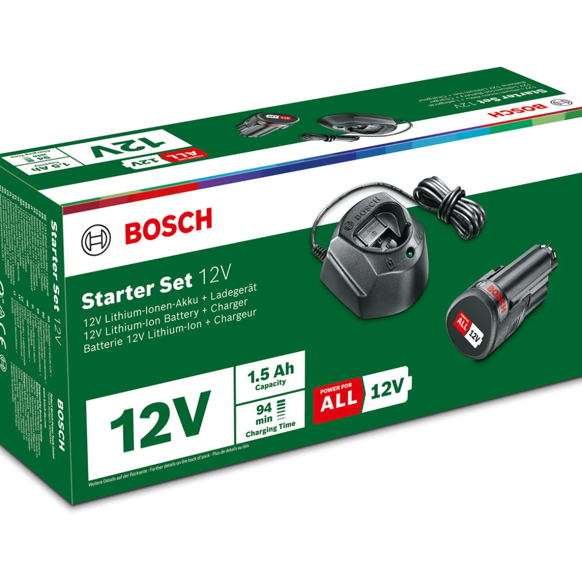 BoschAkku und Ladegerät GAL 1210 CV 1,5 Ah