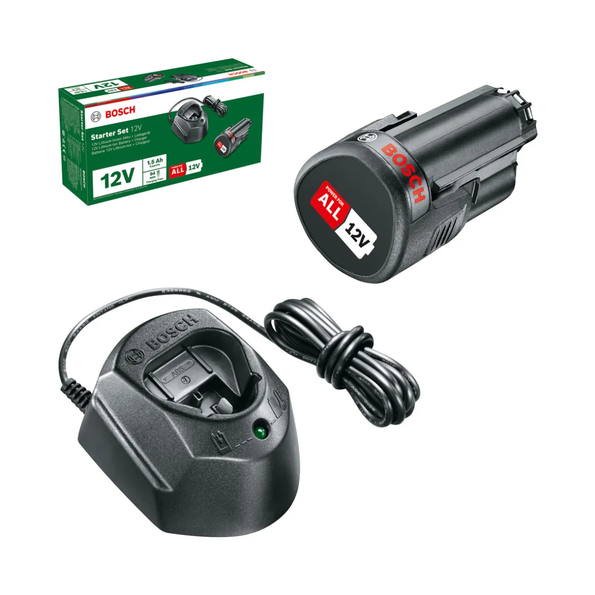 BoschAkku und Ladegerät GAL 1210 CV 1,5 Ah