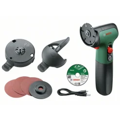 Bosch Akku-Winkelschleifer-Set EasyCut und Grind10-teilig