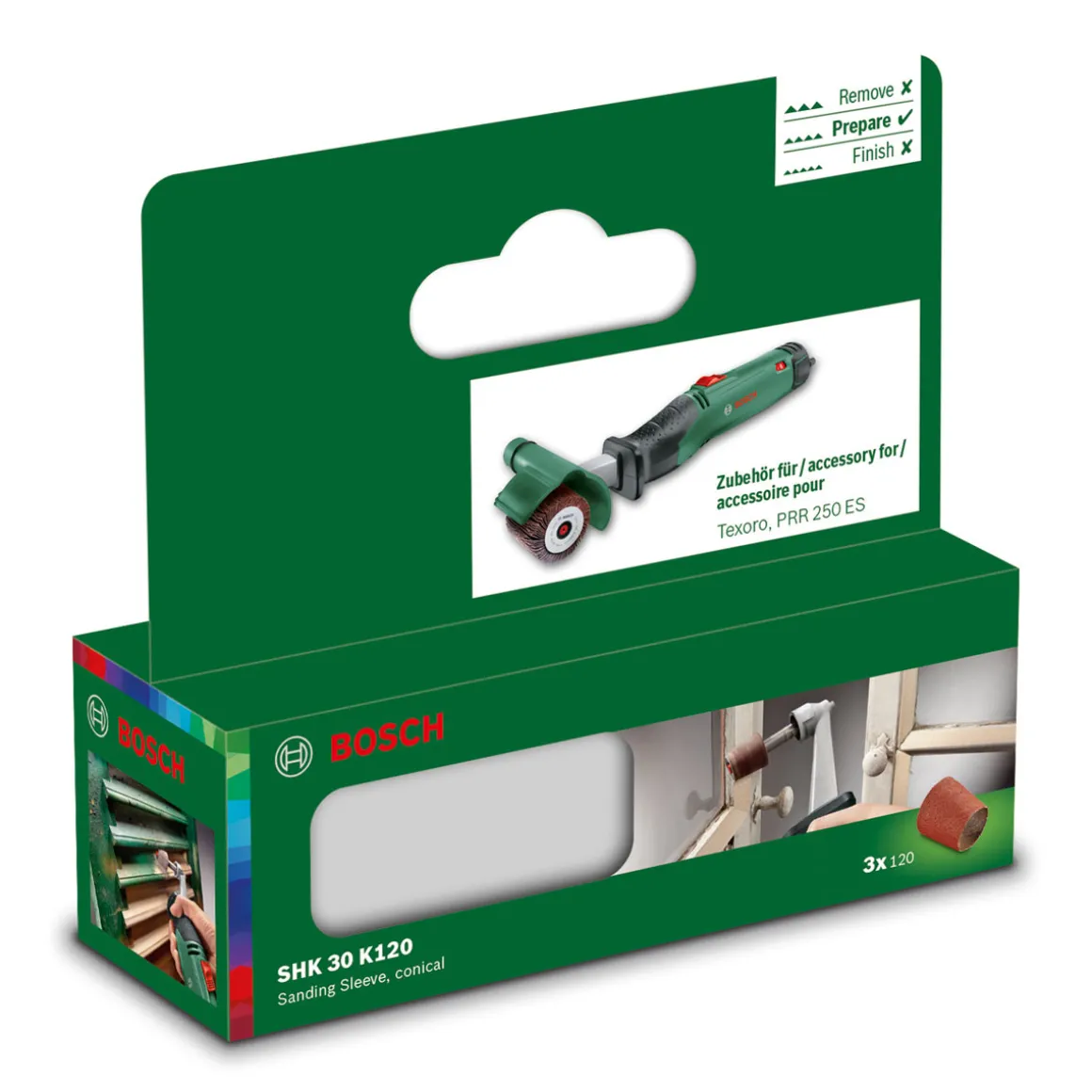 BoschKonische Schleifrolle SHK 30 K120