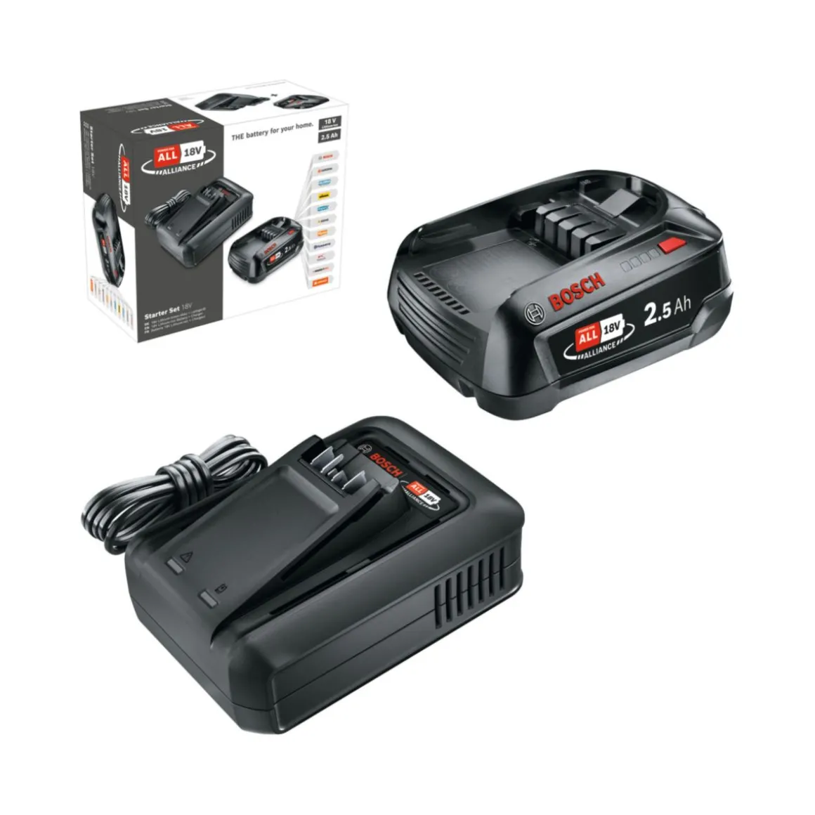 Bosch Power for All 18V Akku & Ladegerät Starter-Set