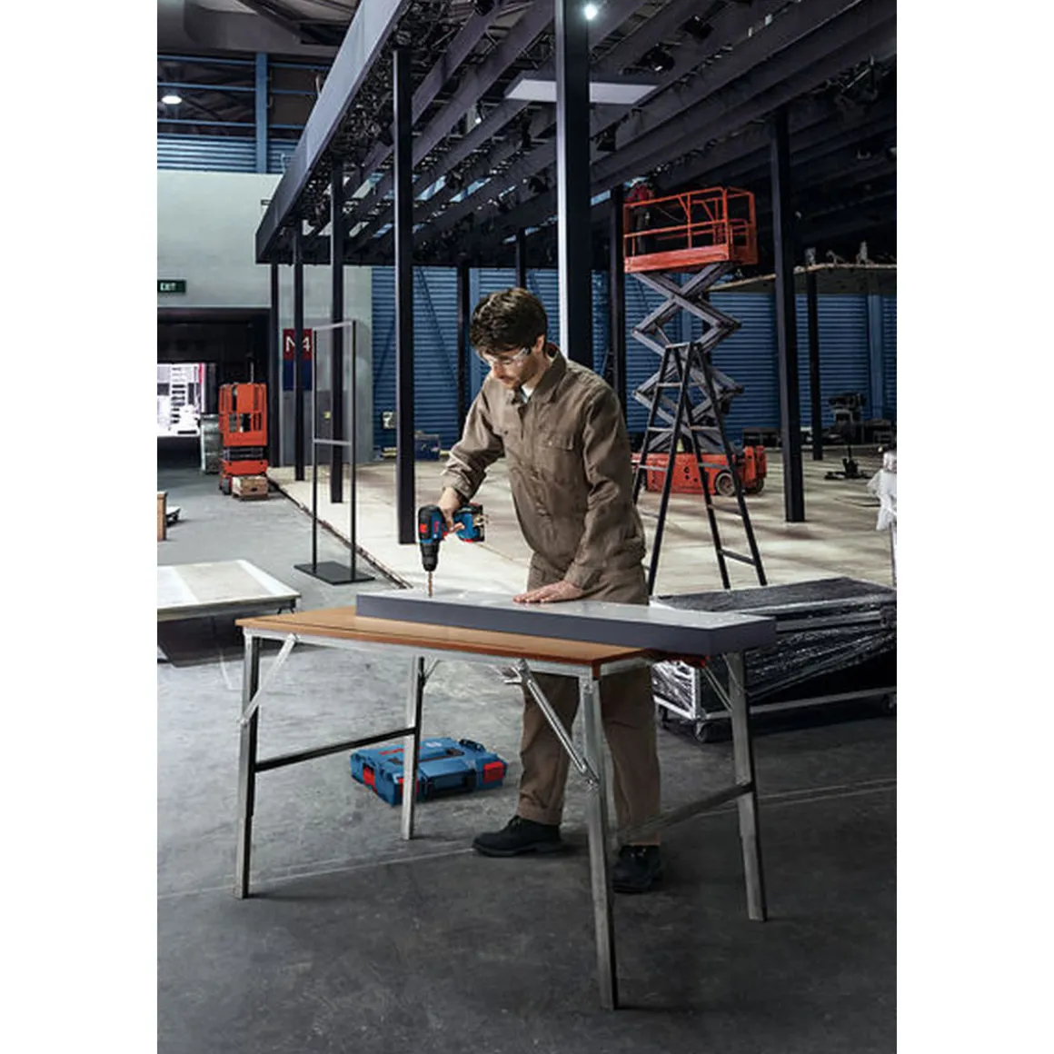 Bosch ProfessionalAkku-Bohrschrauber GSR 18 V mit 2 Akkus