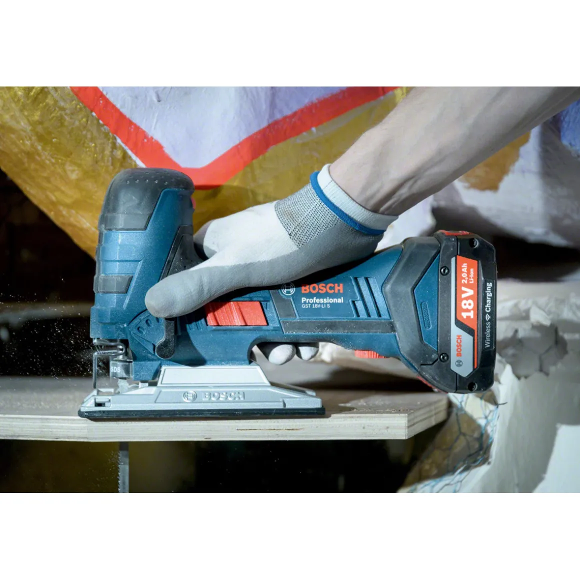Bosch Professional Akku-Stichsäge GST 18V-LI S solo
