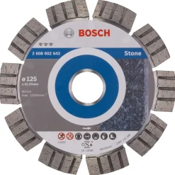 Bosch ProfessionalDiamanttrennscheibe Best for Stone 125 x 22,23 x 2,2 x 12 mm