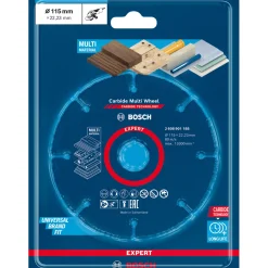Bosch ProfessionalExpert Carbide Multi Wheel Trennscheibe 115 mm 22,23 mm