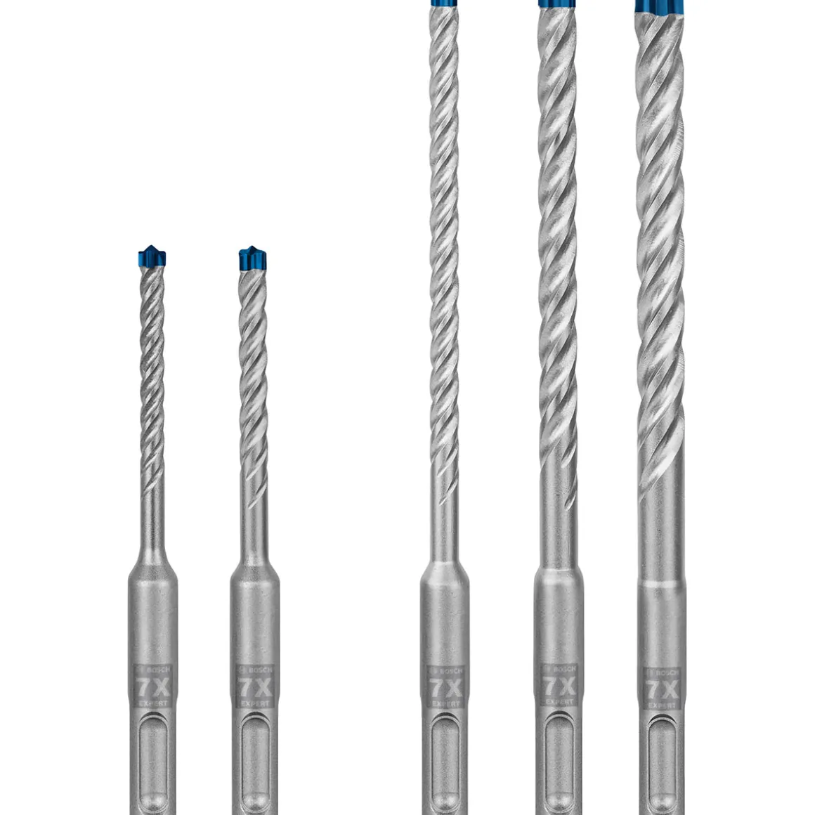 Bosch ProfessionalExpert SDS plus-7X Hammerbohrer-Set 5/6/6/8/10 mm 5- teilig