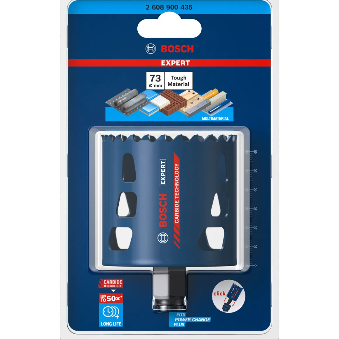 Bosch ProfessionalExpert Tough Material Lochsäge 73 x 60 mm