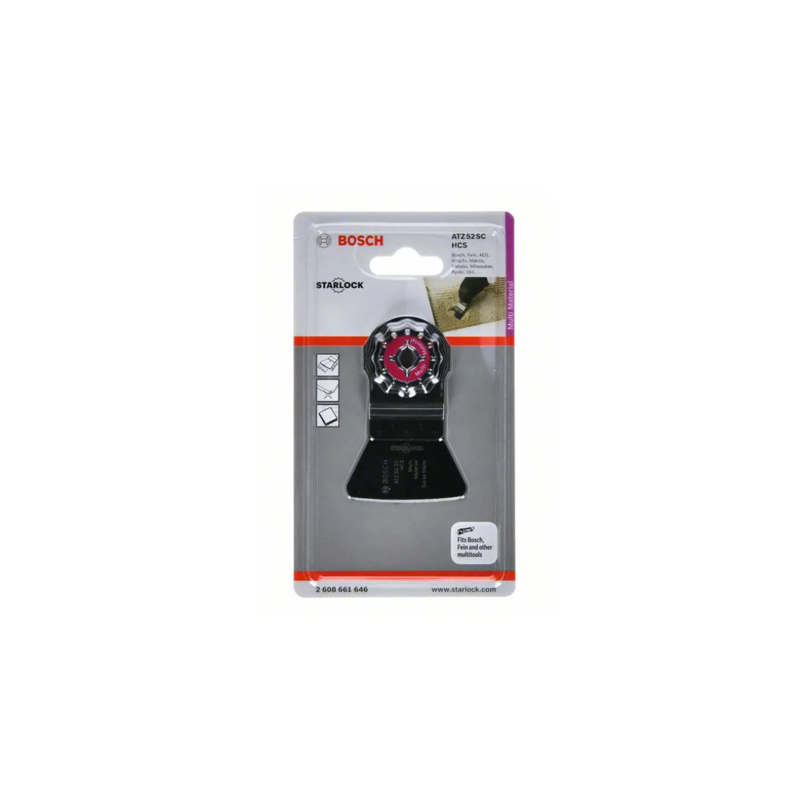 Bosch ProfessionalHCS Schaber ATZ 52 SC starr 52 x 26 mm