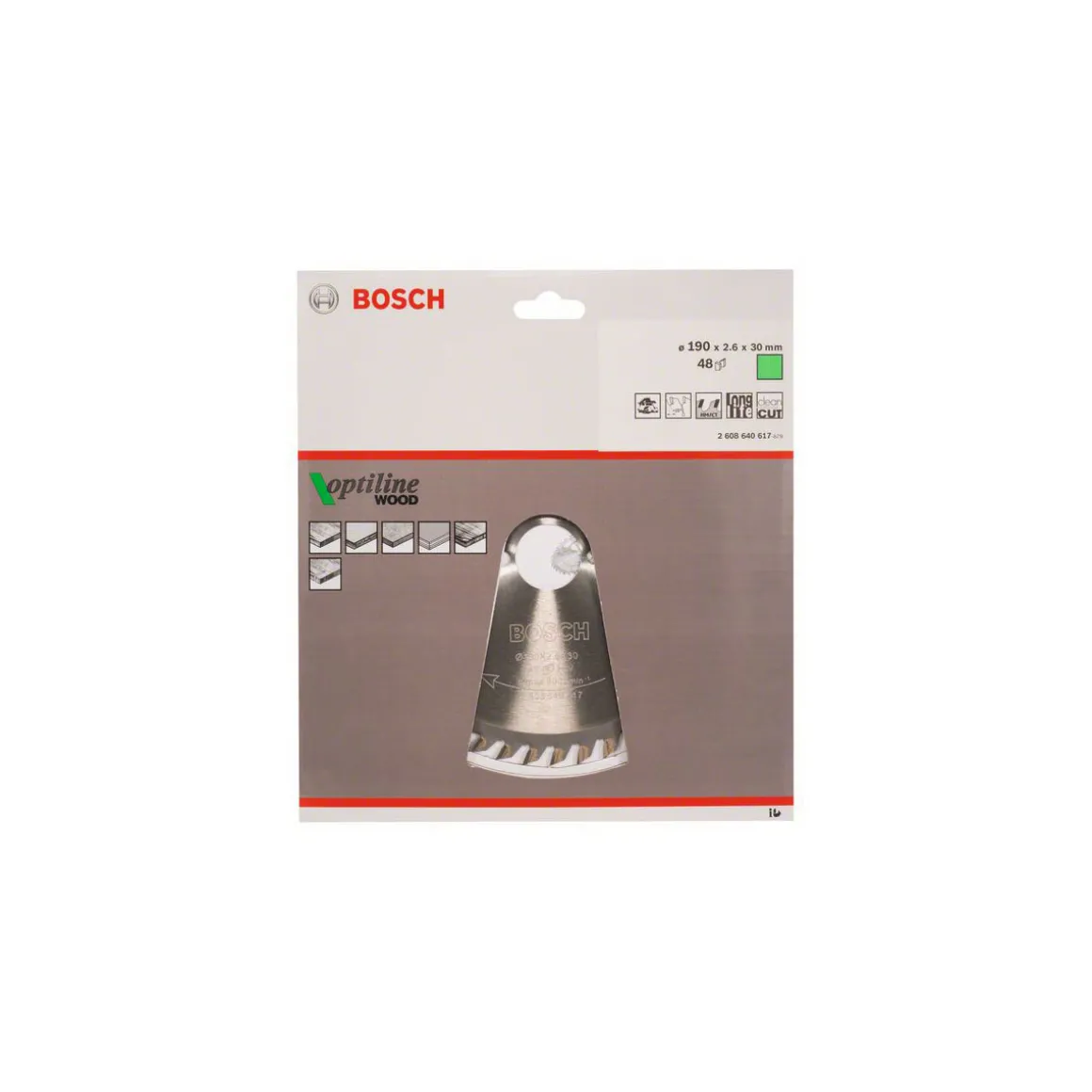 Bosch ProfessionalKreissägeblatt 48wz Optilinie 19 x 3 cm